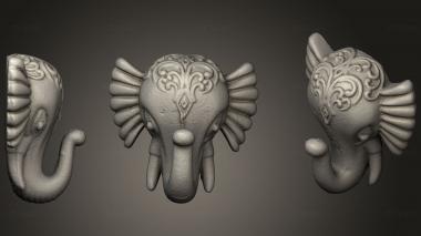 3D model Elephant Indian style (STL)